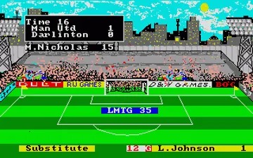 Football Director II (CDS) screen shot game playing